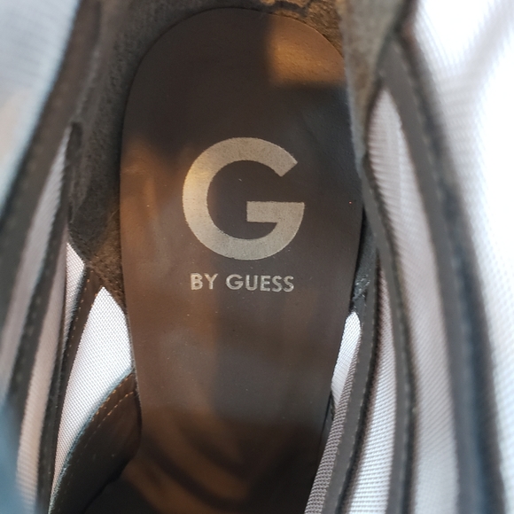 Guess Suede & Mesh Heeled Bootie - Picture 7 of 7